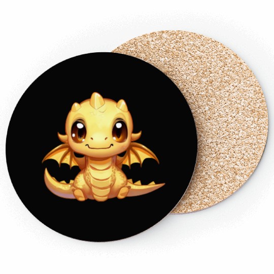 Cute Dragon Reptile Coasters