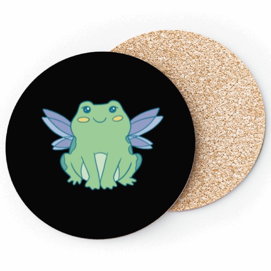 Cottagecore Cottage Core Frog Fairycore Goblincore Coasters