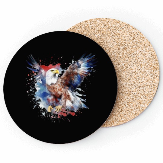 Eagle 4Th July Independent Day Coasters