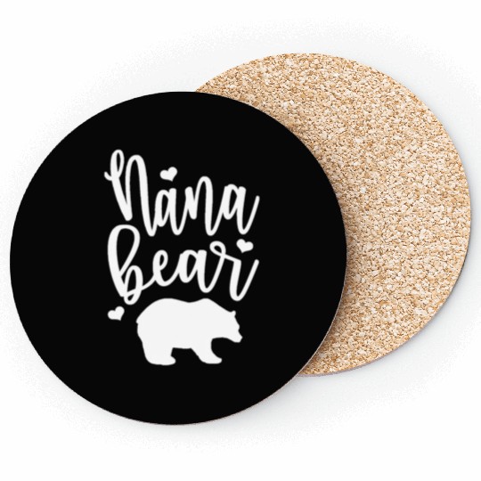 Nana Bear - Great For Grandmas Na Mimis And Coasters