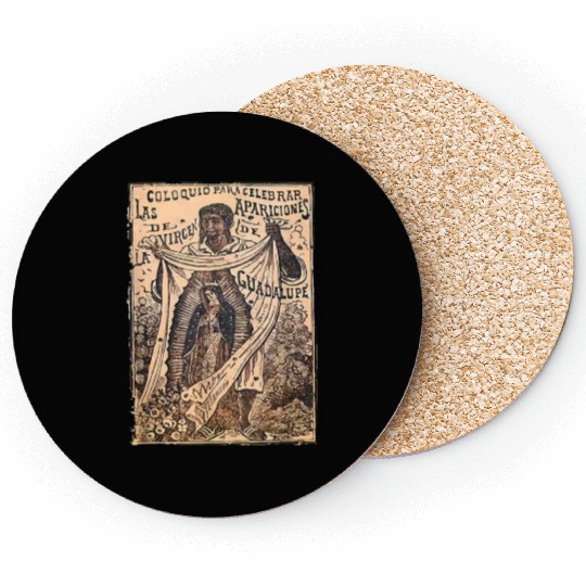 St Juan Diego Our Lady of Guadalupe Vintage Mary C Coasters