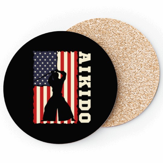 American Flag Aio Japanese Mial Combat Coasters