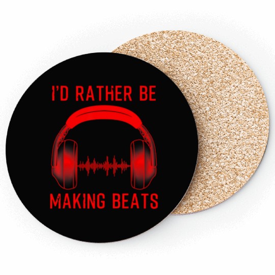 Funny Beat Maker Music Producer Cool Hip-hop Coasters