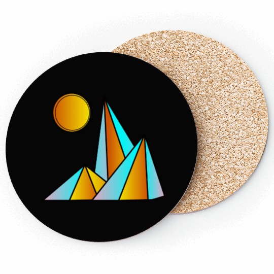 gold and black decoration ideas Coasters