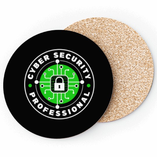 Cybersecurity Professional Hacking Cyber Security Coasters