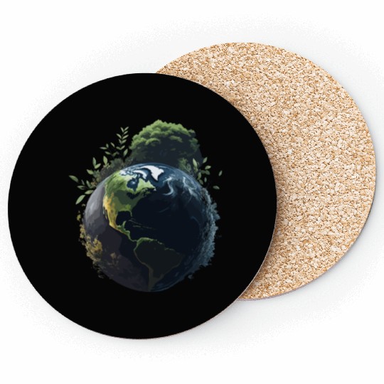 Save Earth Day World Environment Day Inspirational Coasters