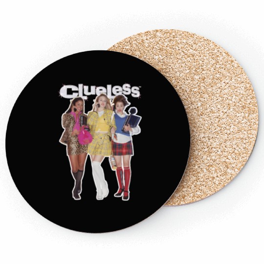 Clueless Bedazzled Logo Coasters