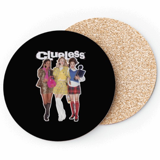 Clueless Bedazzled Logo Coasters