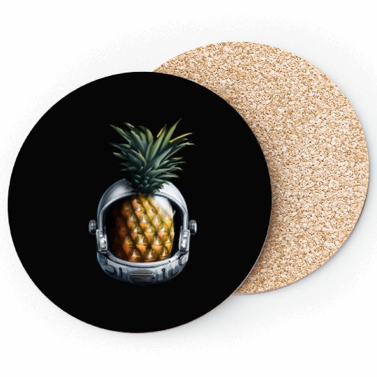 Pineapple astronaut Coasters
