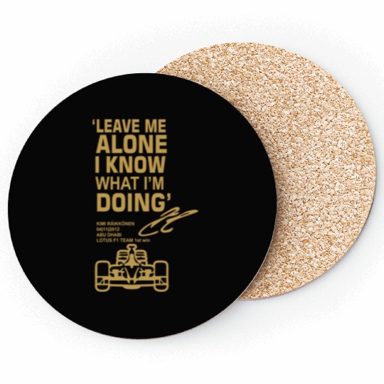Leave Me Alone I Know What I'M Doing Drummer Coasters