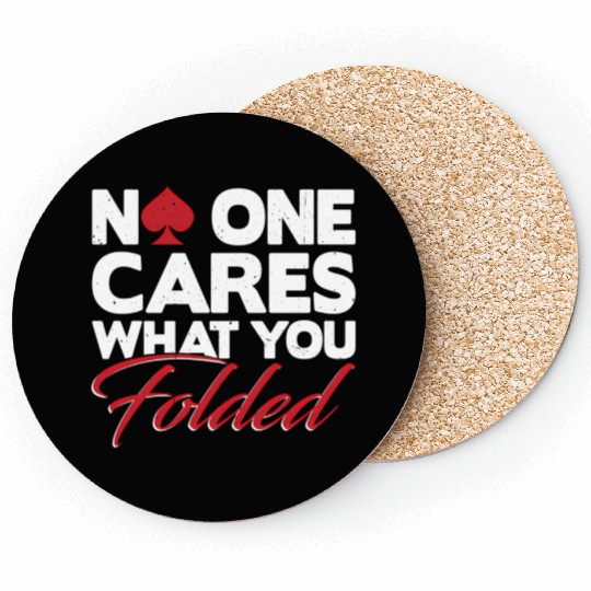 Poker Texas Hold'Em Gambling Coasters