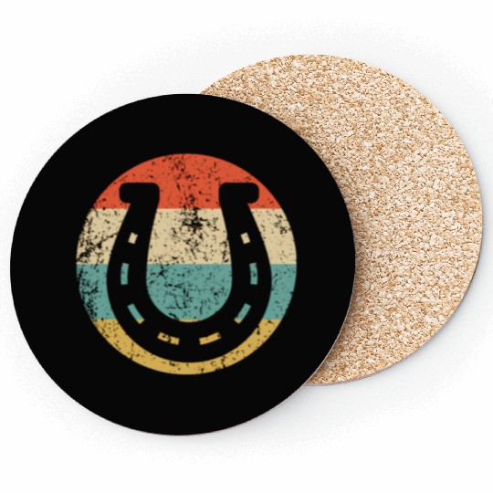 Horseshoe Style Lucky Coasters