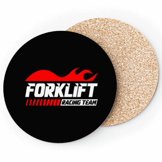 Forklift Racing Team Coasters