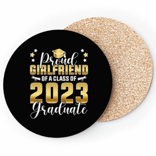 Proud Friend Of A Class Of 2023 Graduate Senior Coasters