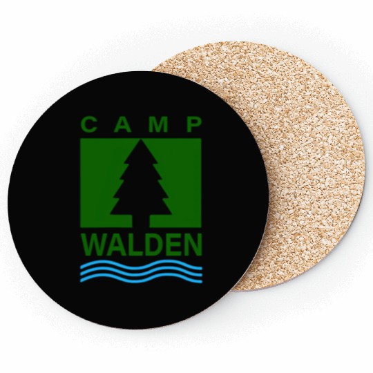 Camp Walden Pocket Summer Camp Coasters
