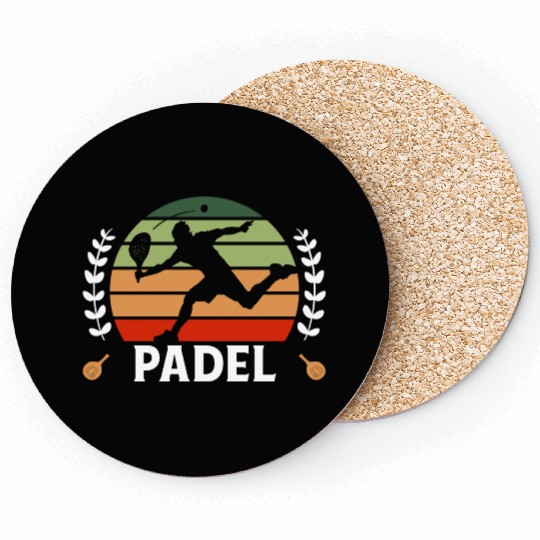 Padel Tennis Paddle Paddleball Padel Platform Coasters
