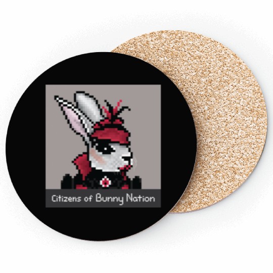 Citizens of Bunny Nation NFT #67 Artwork Coasters