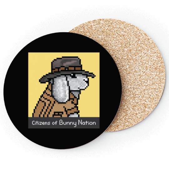 Citizens of Bunny Nation NFT #71 Artwork Coasters