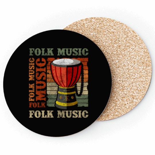 Music Brass Band Orchestra Folk Musicians Coasters