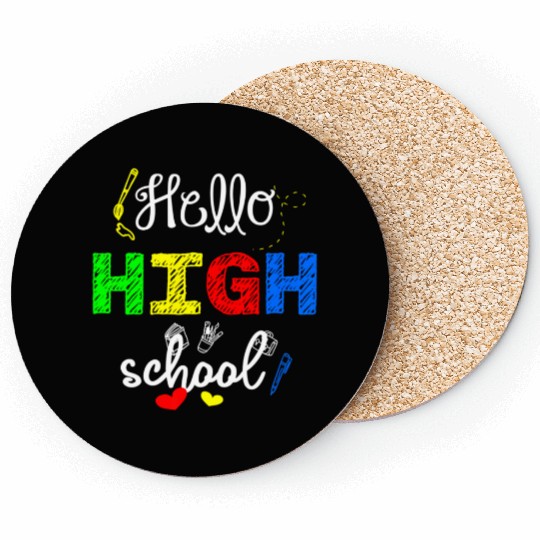 High school First Day Back To School Student Coasters