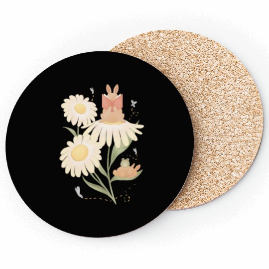 Spring Reading Pals Coasters