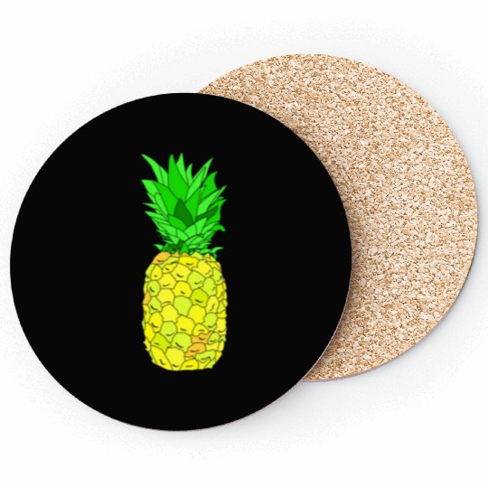 Pineapple Pun Illustration Coasters