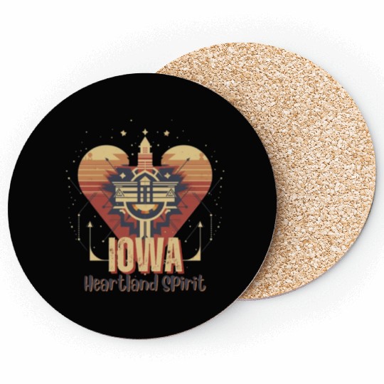 IOWA Heartland Spirit Coasters