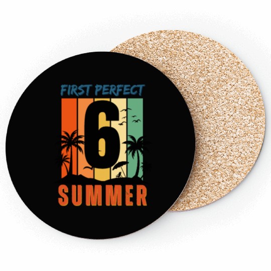 First perfect (number) summer version 2 light Coasters