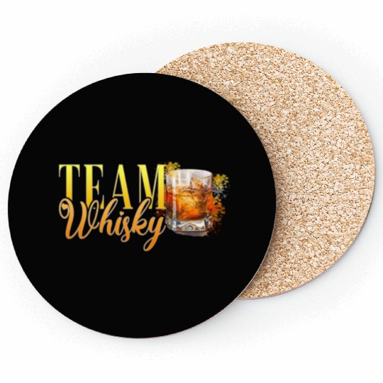 Team Whisky Stag Party Women Bartender Coasters