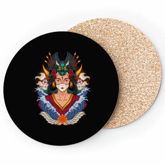Kimono Geisha Coasters