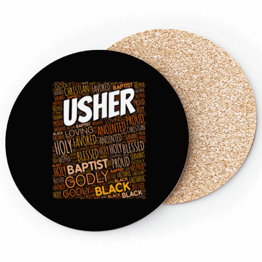 Usher Board Baptist Church Coasters