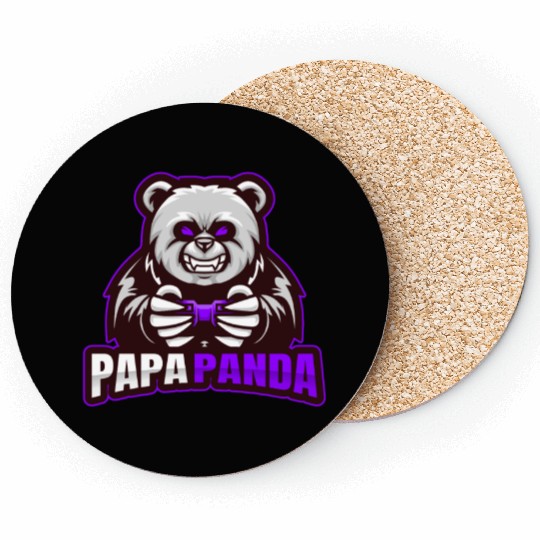 Papa Panda Coasters