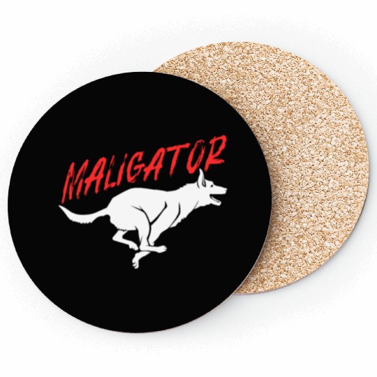 Maligator Belgian Malinois Coasters