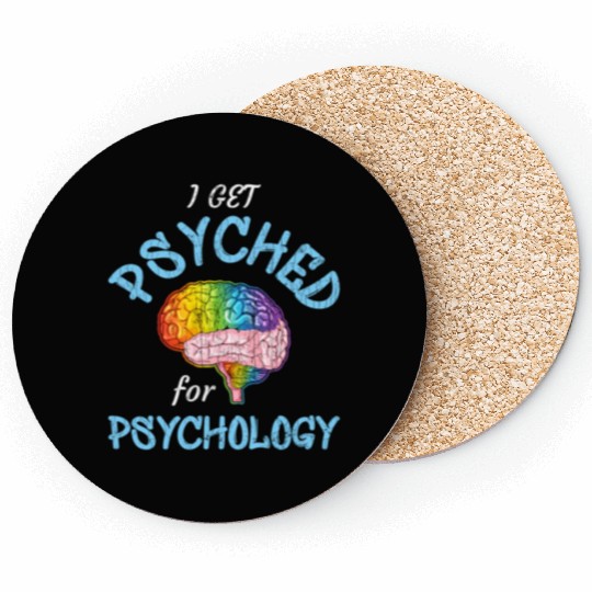 Psyched Psychology Psychologist Coasters