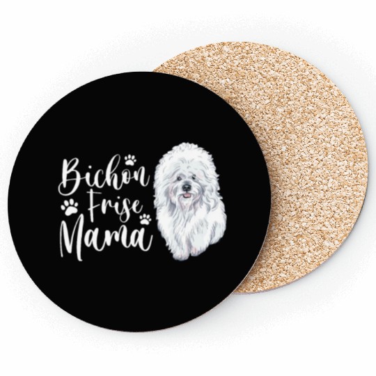 Bichon Frise Mama Coasters
