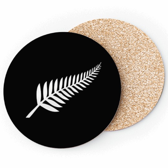 New Zealand Silver Fern Kiwi Pride Coasters