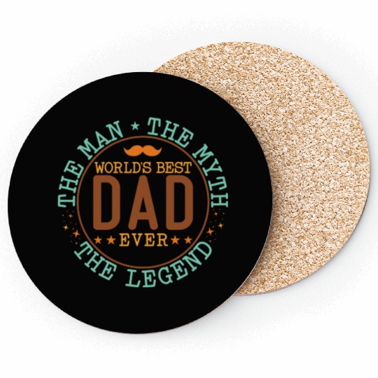 best dad ever Coasters
