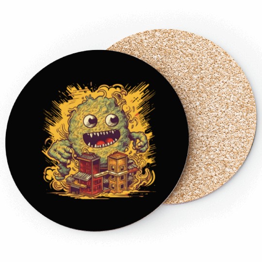 Ramen Monster Coasters