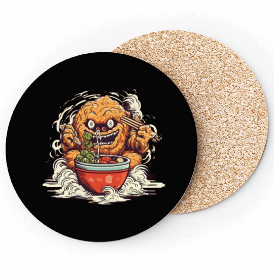 Ramen Monster Coasters