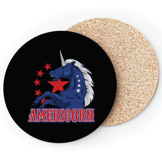 Americorn 4th Of July 1776 Coasters