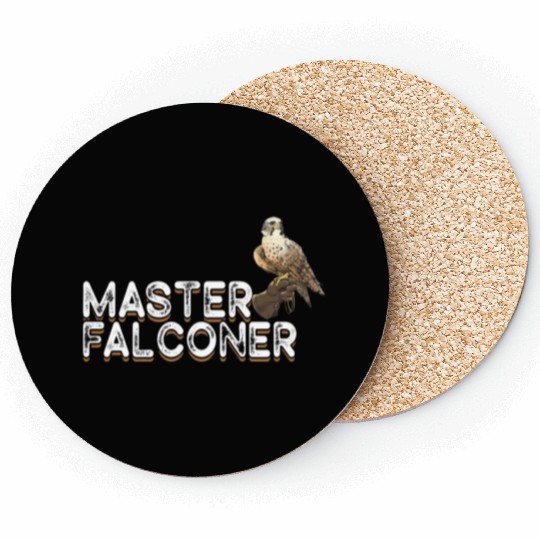 Falconry Bird Falcon Hunting Falconer Coasters