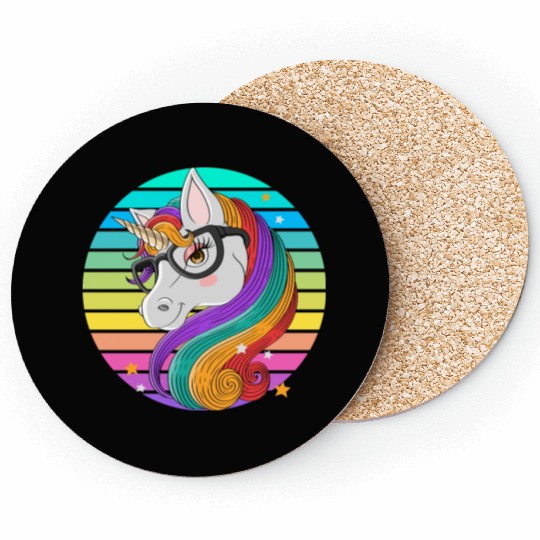 Funny Unicorn Coasters
