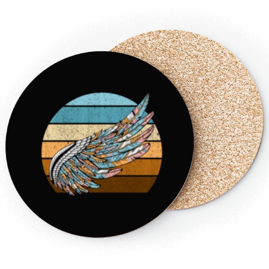Falconry Bird Falcon Hunting Falconer Coasters