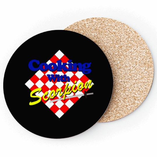 Cooking with Scorpion nature Coasters