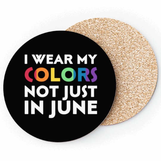 I Wear My Colors stars Coasters