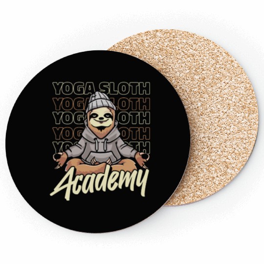 Sloth Academy Sloth Yoga Coasters