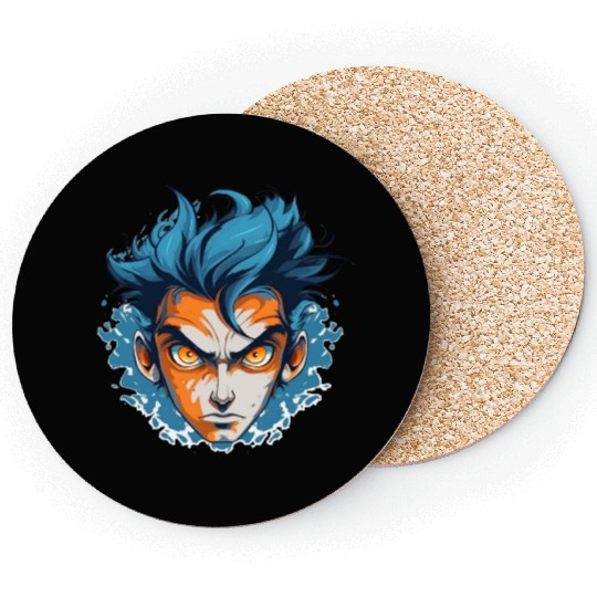 Sapphire Fury. Unleash Your Inner Power. Coasters