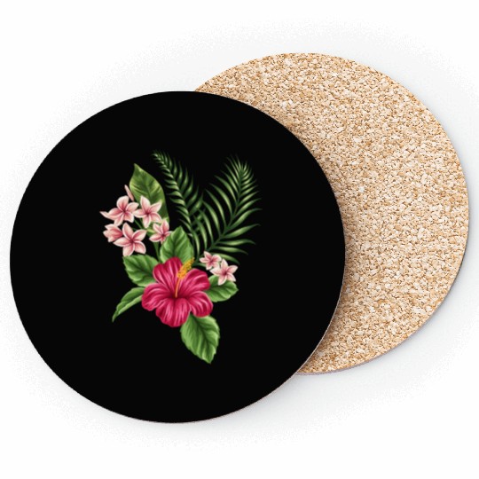 tropical savage flower Coasters