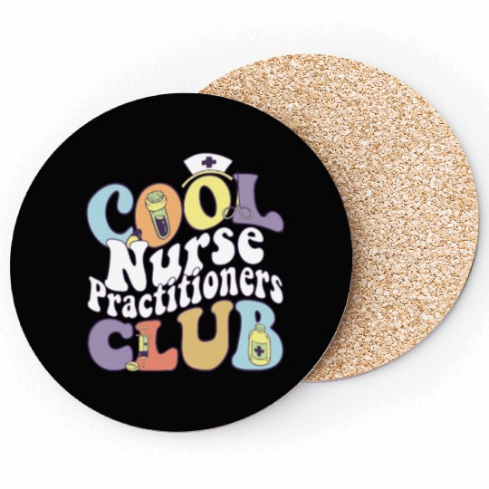 Cool Nurse Practitioners Club RN Registered Nurse Coasters