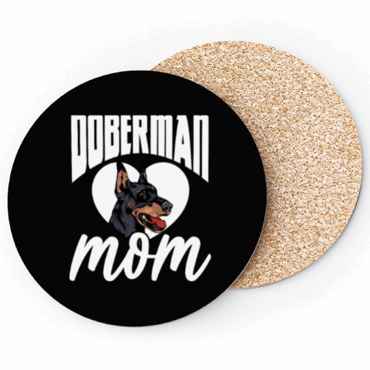 Doberman Mom Coasters